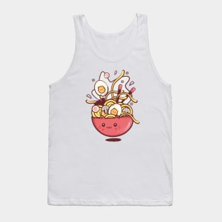 Kawaii ramen cat Tank Top